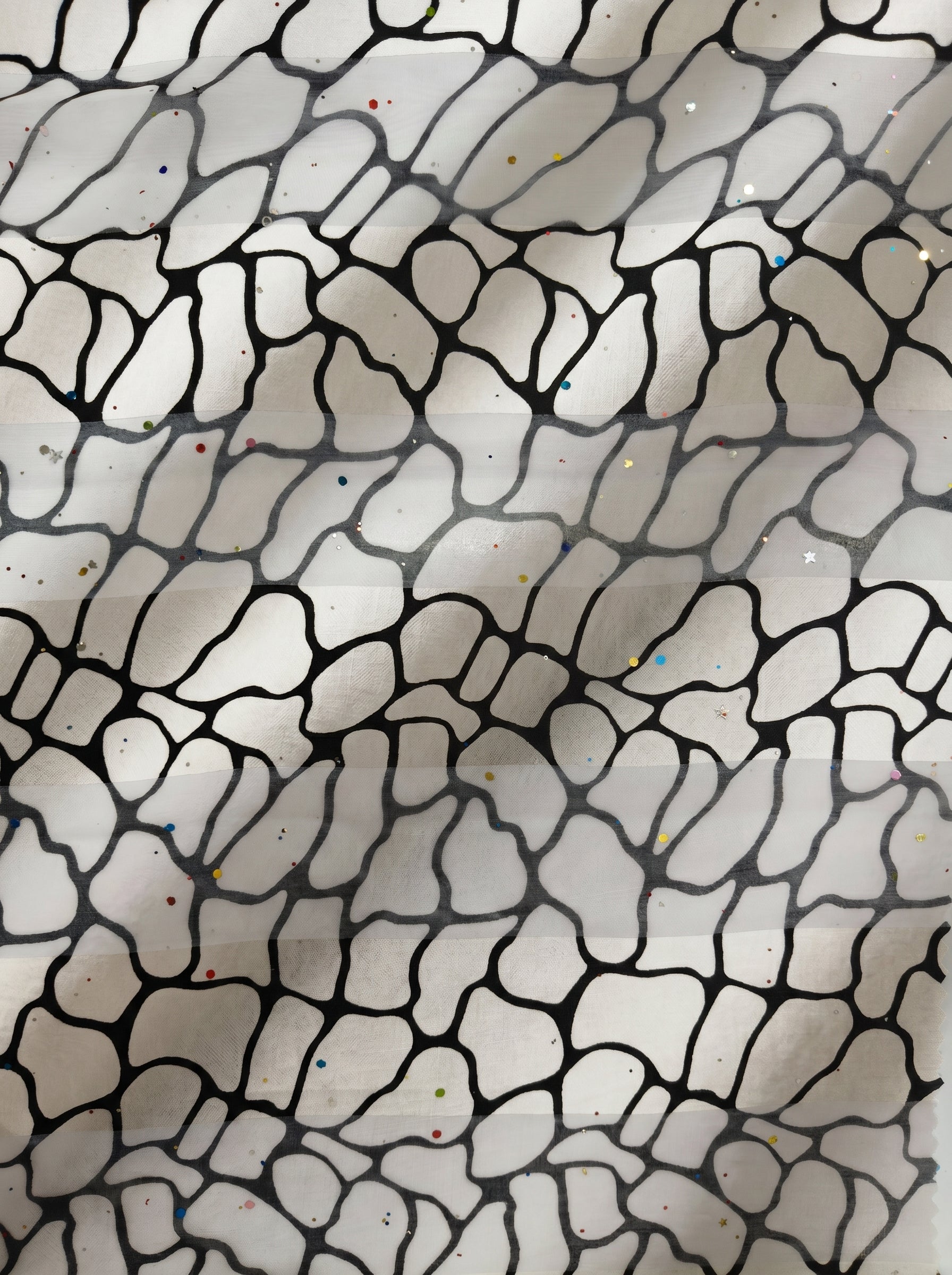 Stone-inspired abstract print
