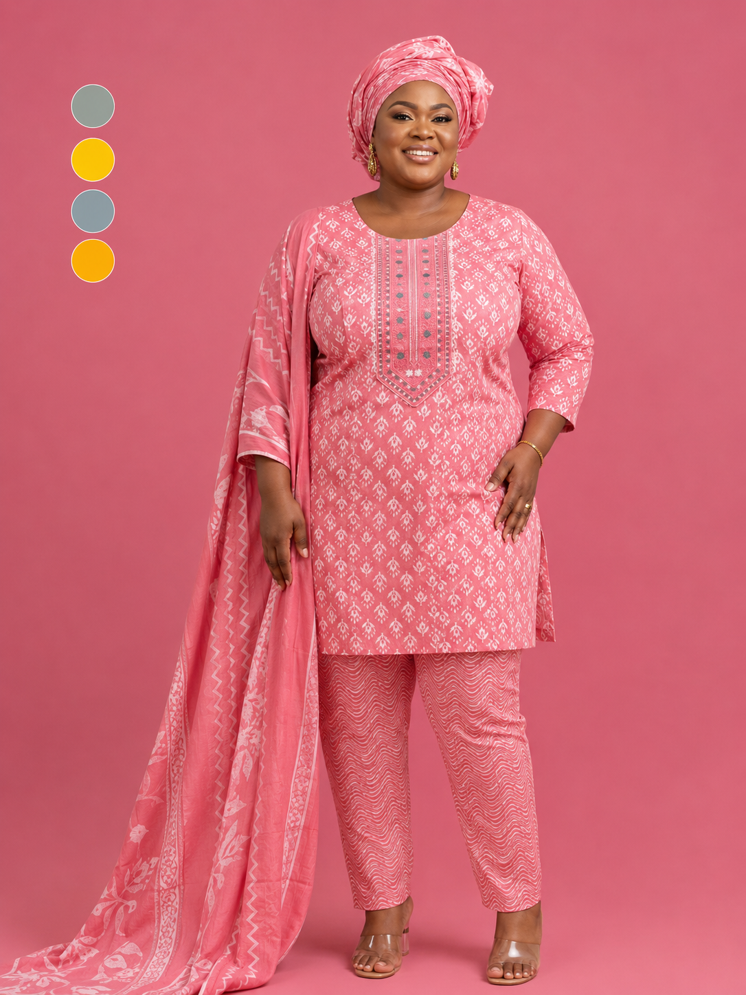 Pink Cotton Set