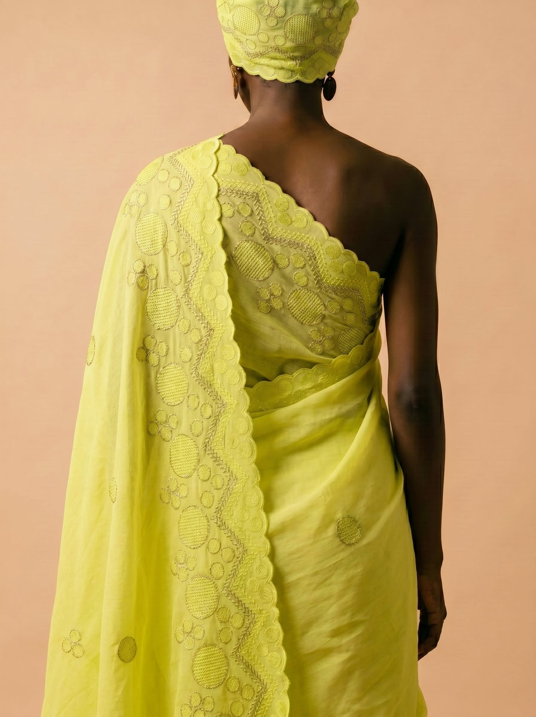 zesty lime-yellow ensemble