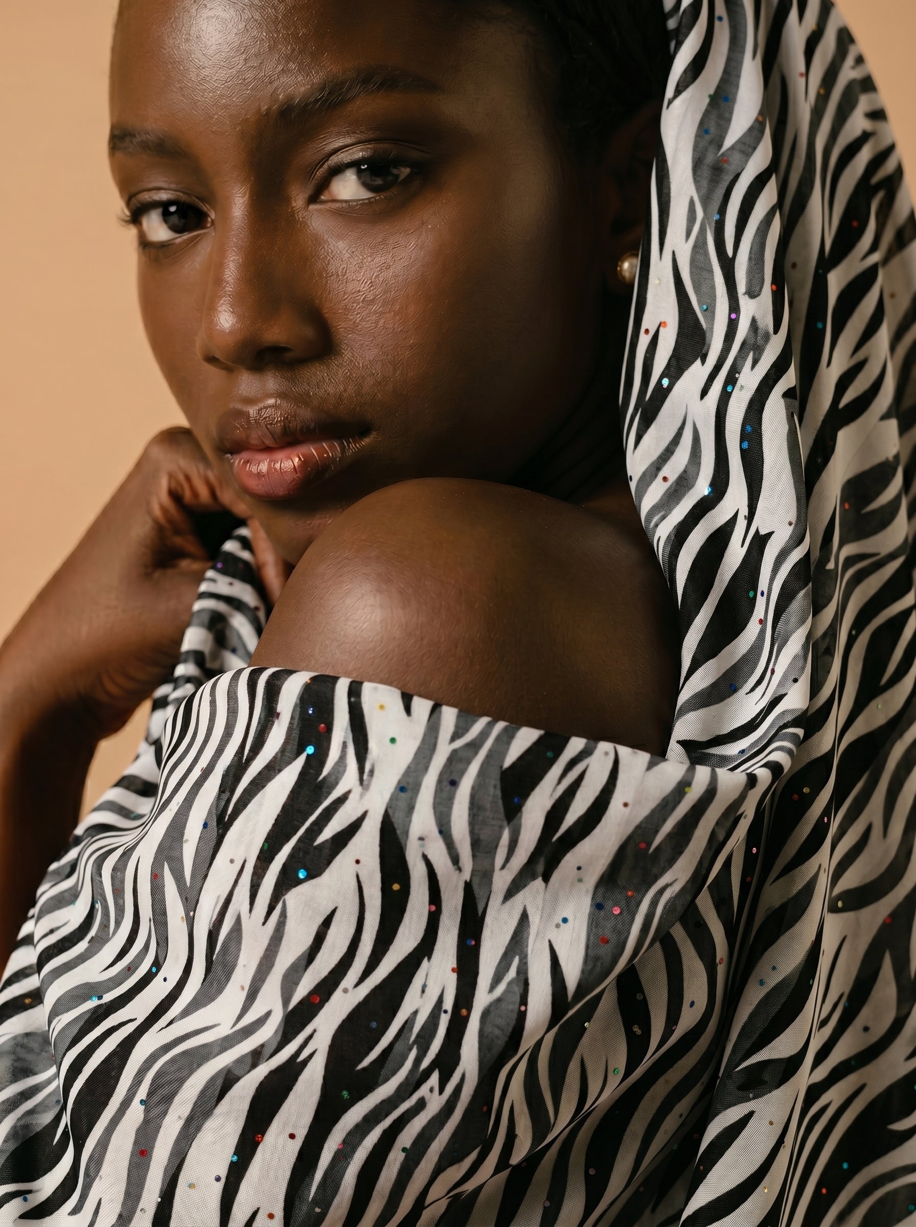 Bold zebra stripes