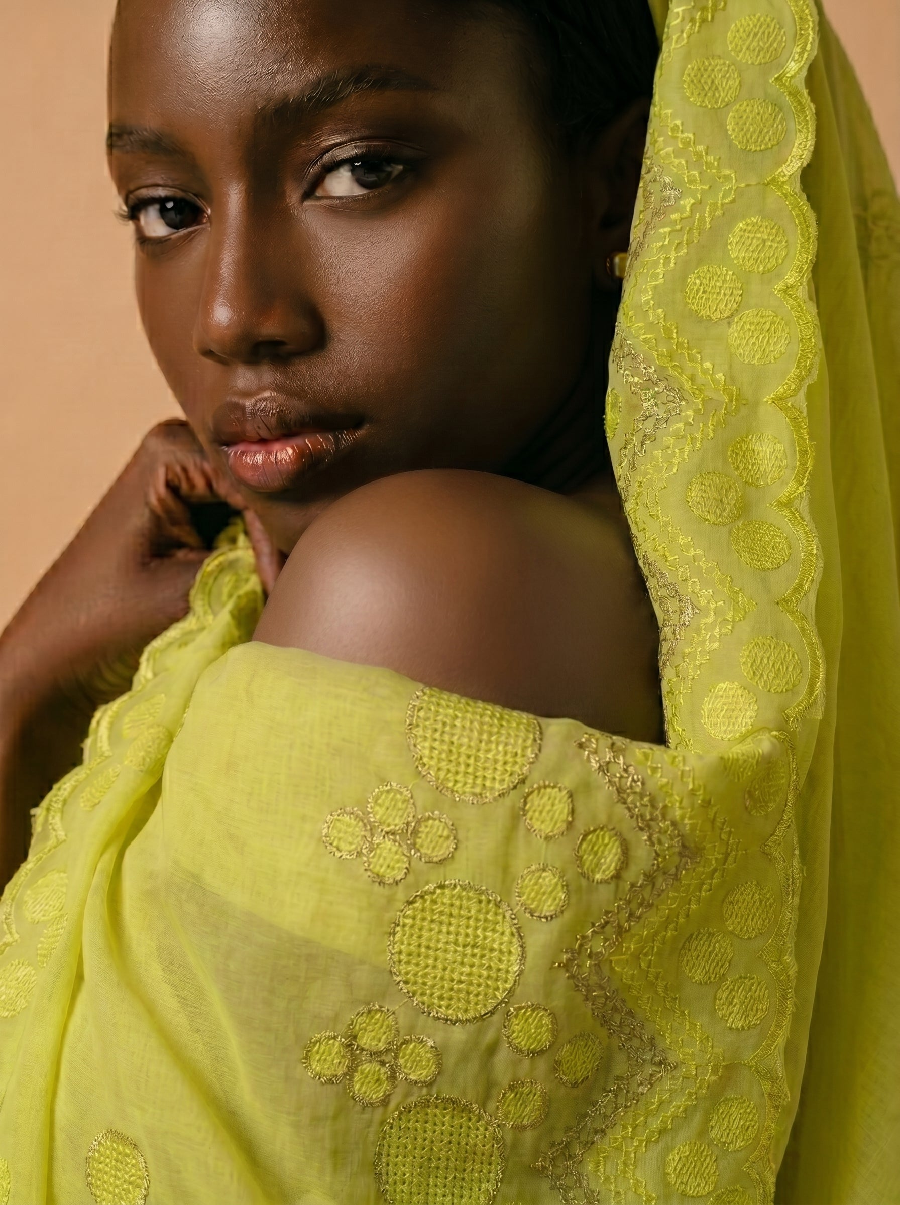 zesty lime-yellow ensemble