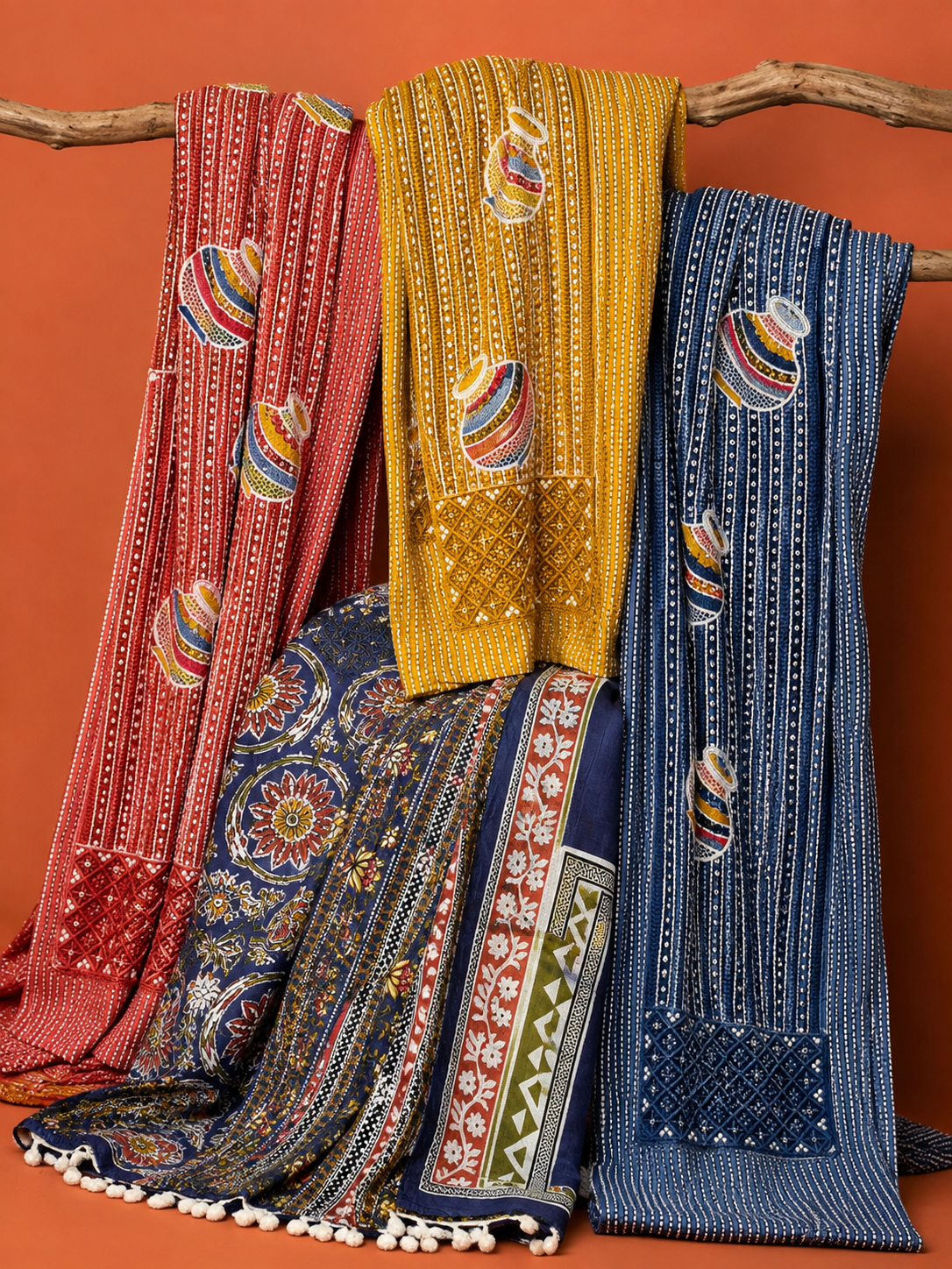Tribal Cotton Set Prints