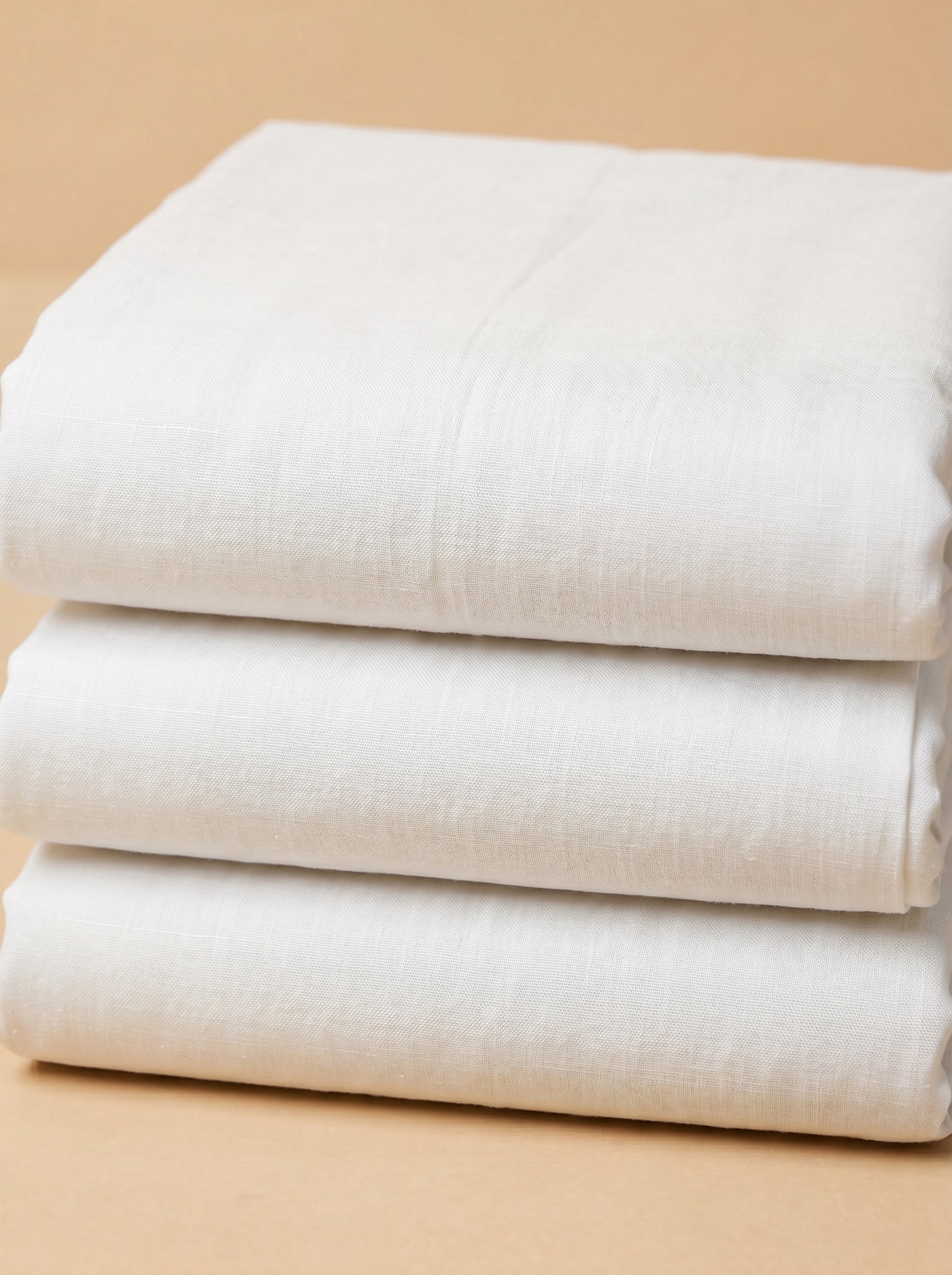 woven texture in soft white finish