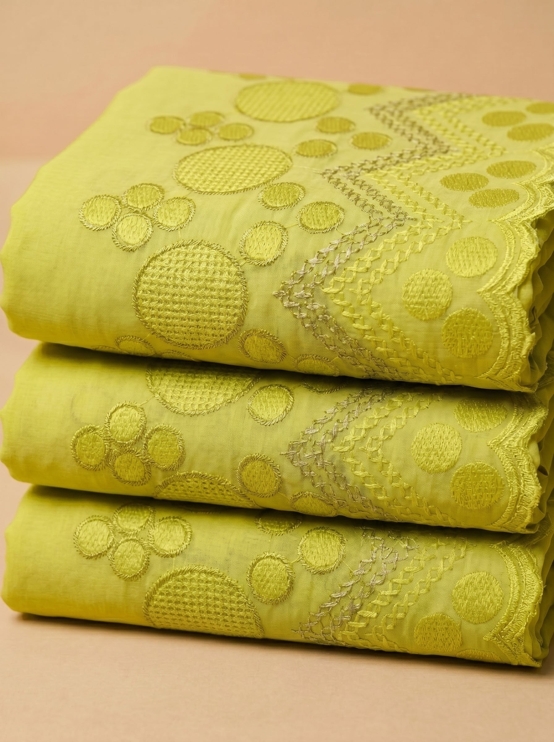 zesty lime-yellow ensemble