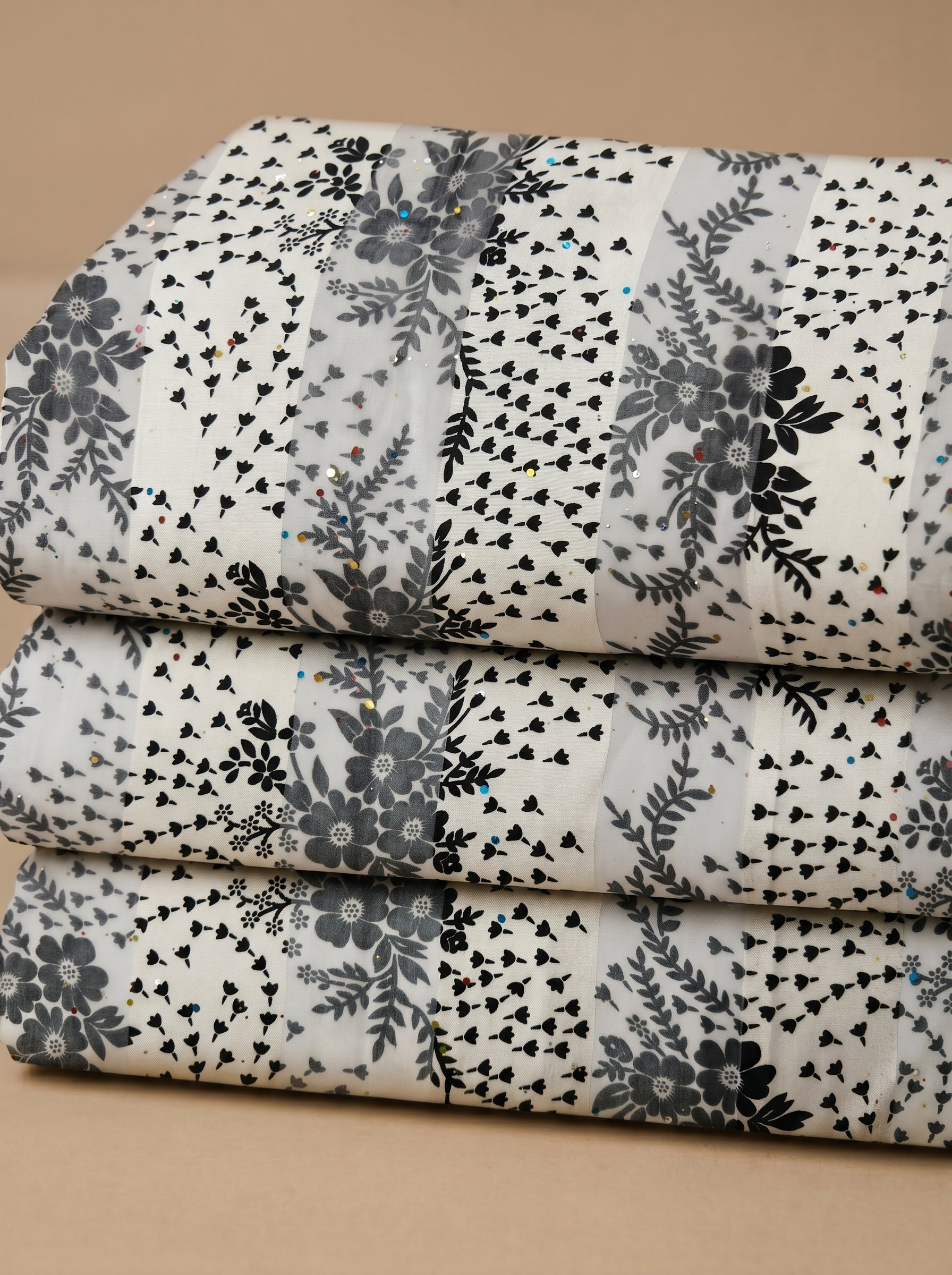 Soft monochrome floral