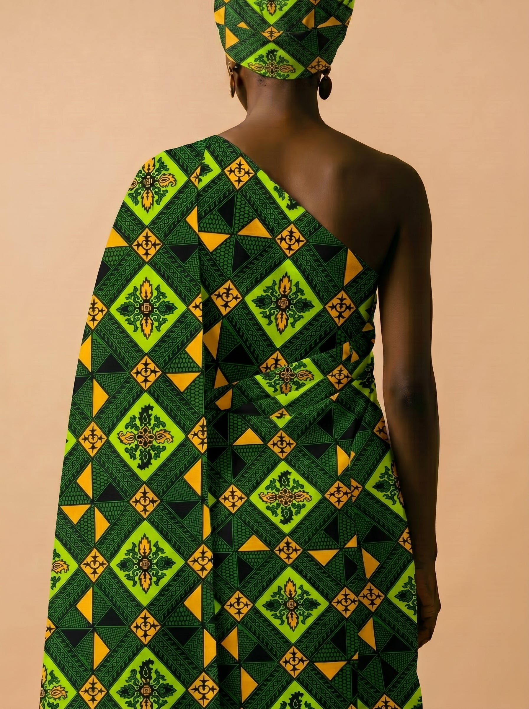 Striking geometric motifs with vibrant colours