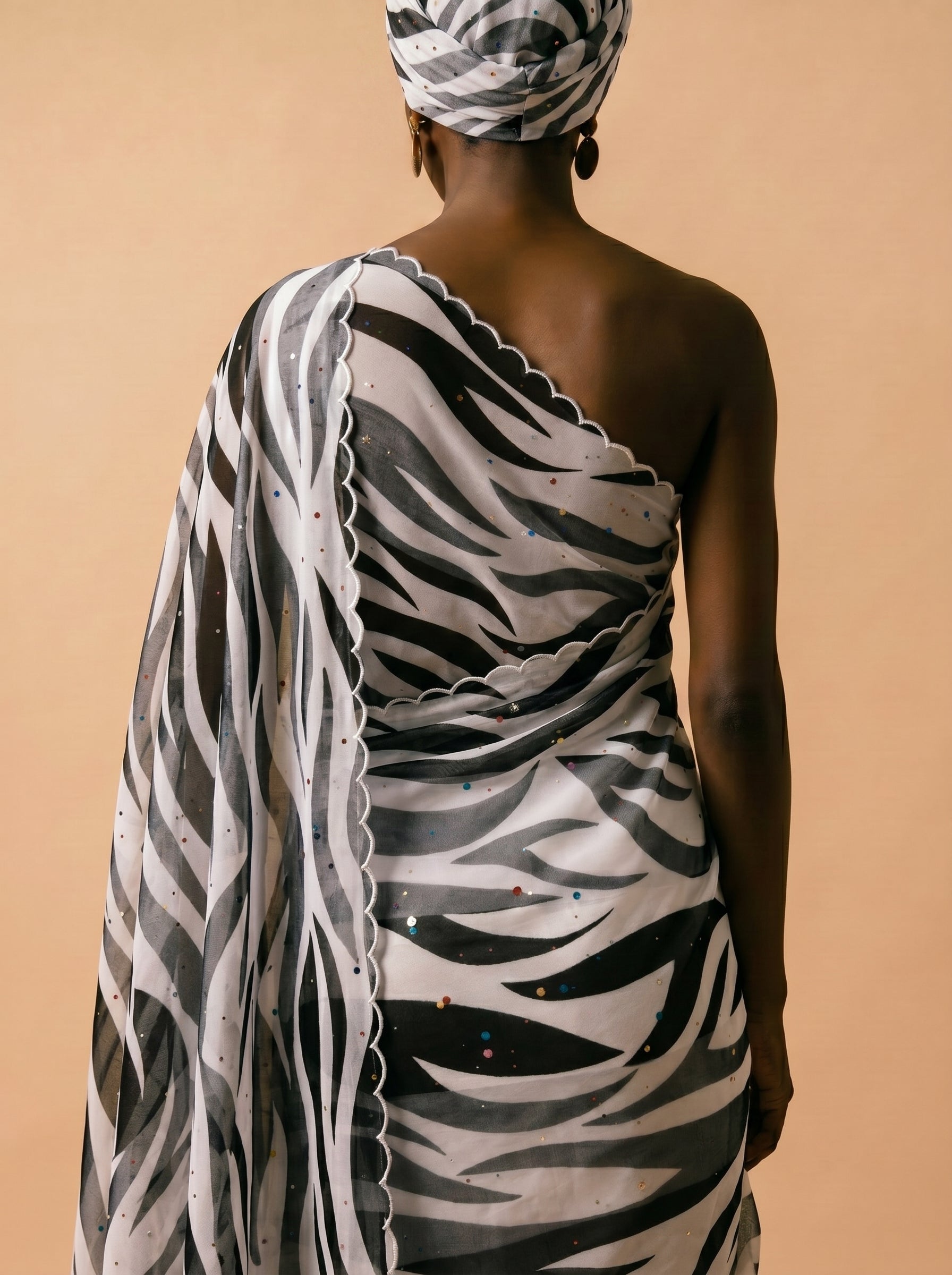 Bold zebra stripes