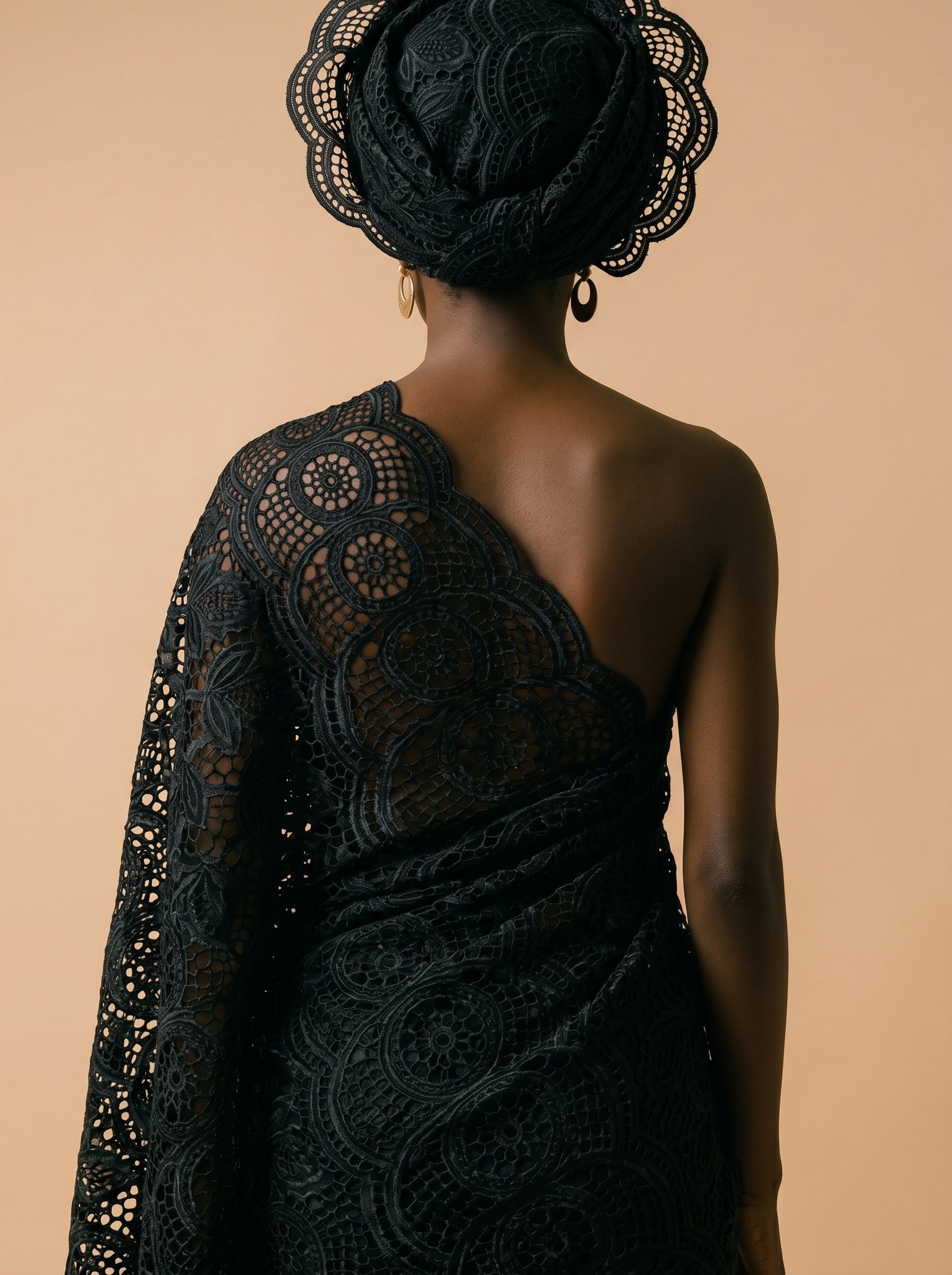 Bold cutwork lace
